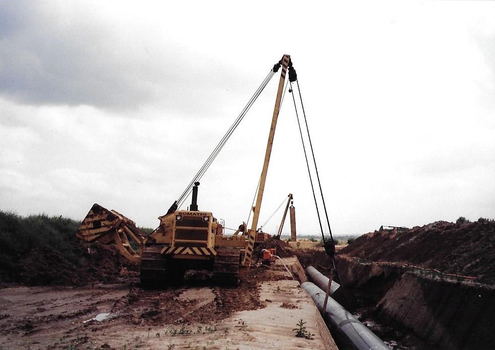 Erdgasleitung Pipeline 1998 Dessau Leipzig Jagal 01