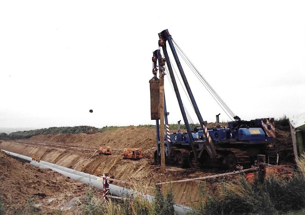Erdgasleitung Pipeline 1998 Dessau Leipzig Jagal 04