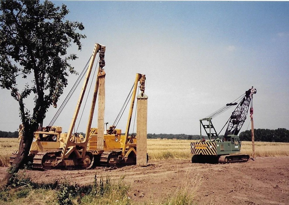 Erdgasleitung Pipeline 1998 Dessau Leipzig Jagal 09