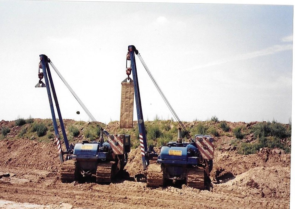Erdgasleitung Pipeline 1998 Dessau Leipzig Jagal 12